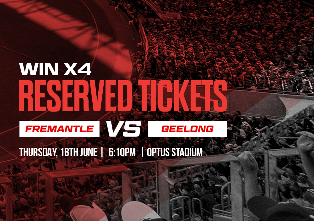 Footy Ticket Giveaway | Fremantle vs Geelong