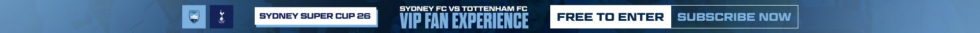 Sydney Super Cup 2026 | VIP Fan Experience