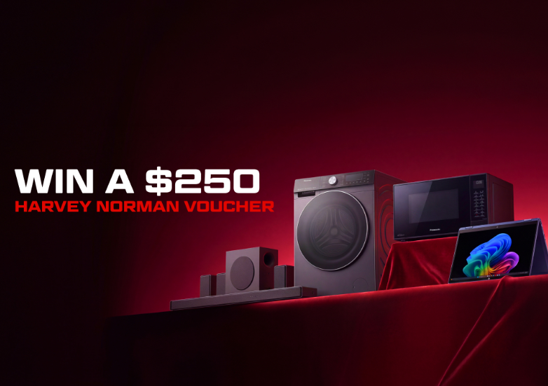 Win a $250 Harvey Norman Voucher with Mega Rewards!