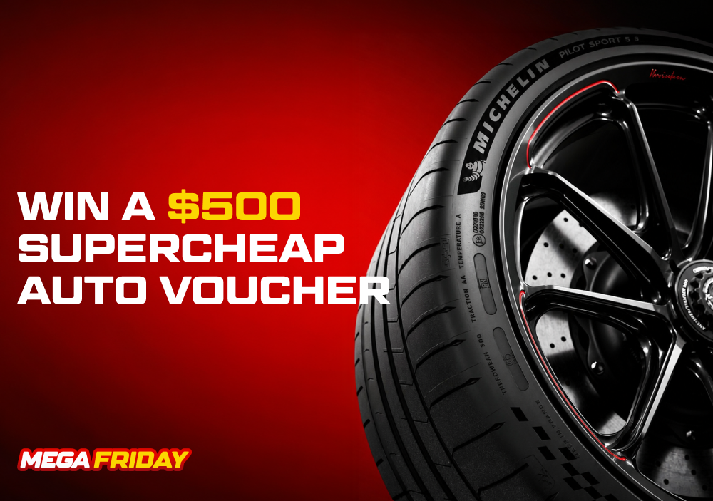 Mega Friday | Win a $500 Supercheap Auto Voucher