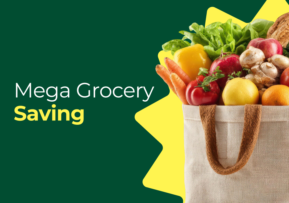 Mega Grocery Saving | Win 1 of 2 $250 Grocery Voucher