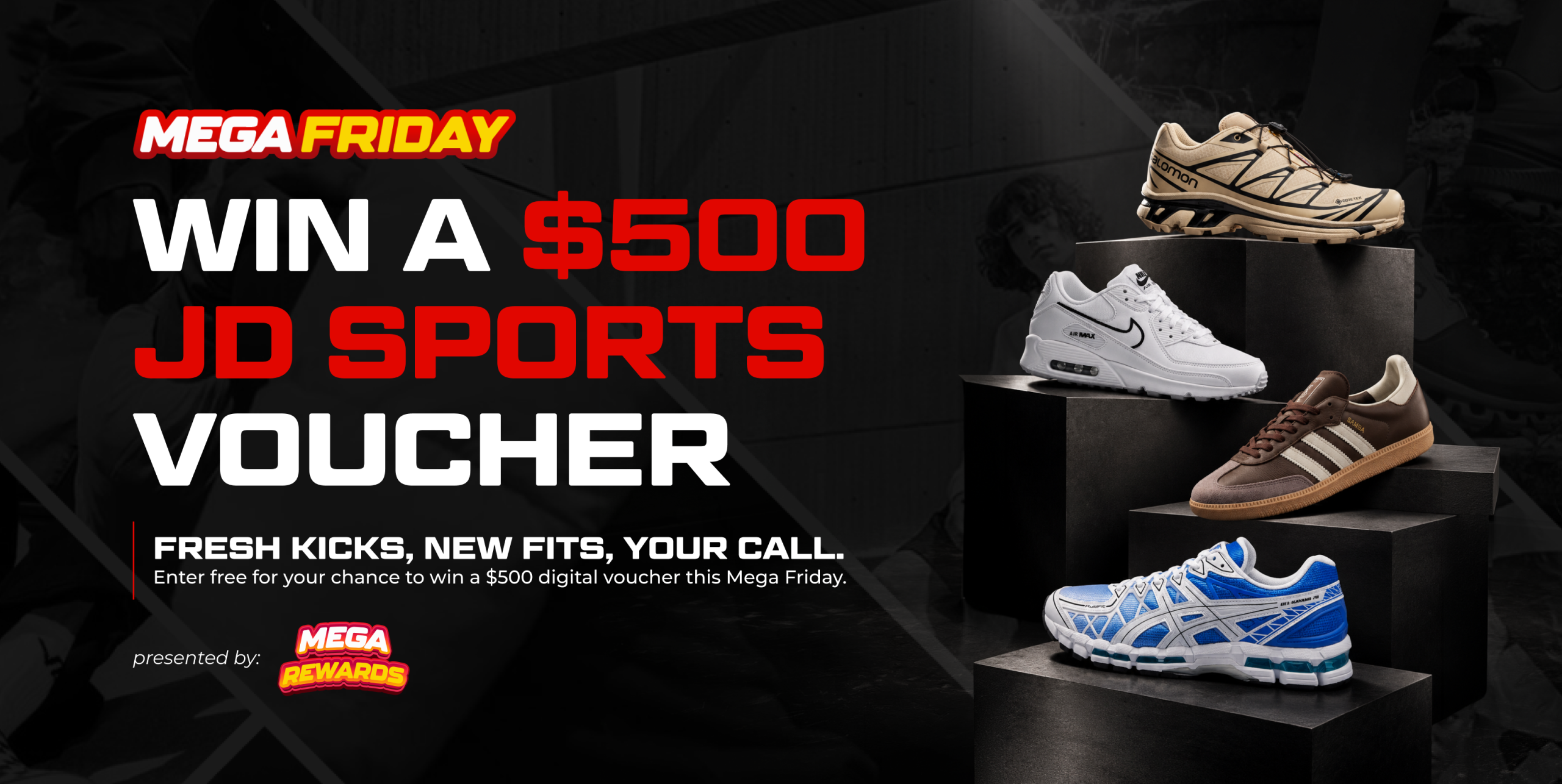 MEGA FRIDAY: Score a $500 JD Sports Voucher!