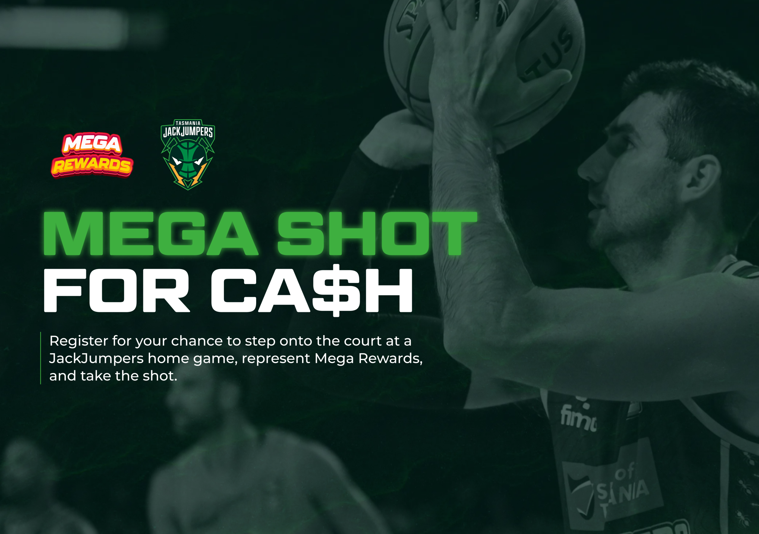 Mega Shot For Cash | Exclusive to Tasmanian Residents